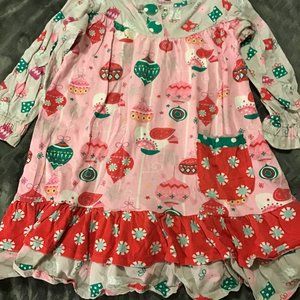 Jelly the Pug Holiday/Christmas dress girls size 7